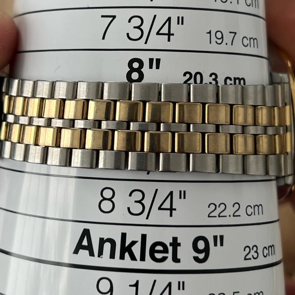 Seiko Men’s Watch Vintage Gray Dial Day Date Windows Two-Tone Stainless Bracelet